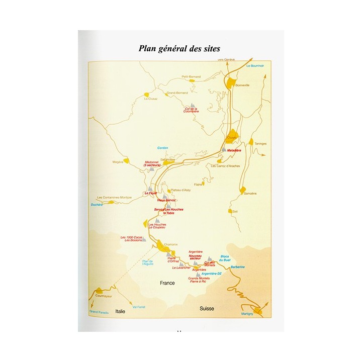 Les Blocs de la région de Chamonix