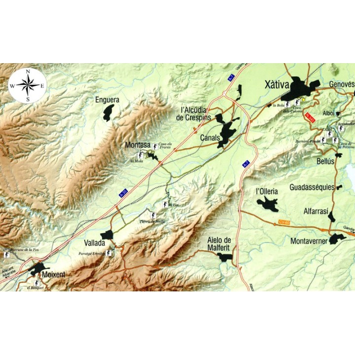 Climbingguide for "I'Estret de les Aigües" and "la Costera"
