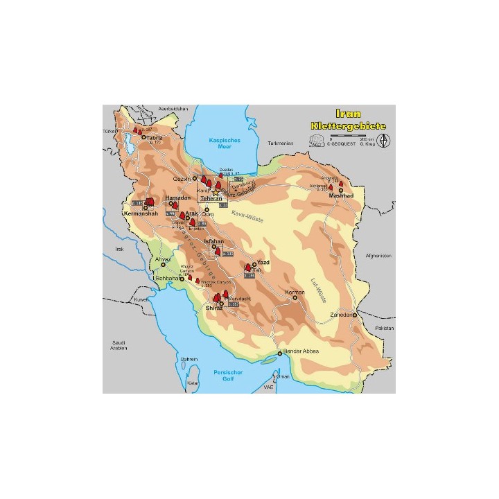 Kletter- und Reiseführer Face of Iran