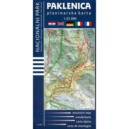 Wanderkarte Paklenica