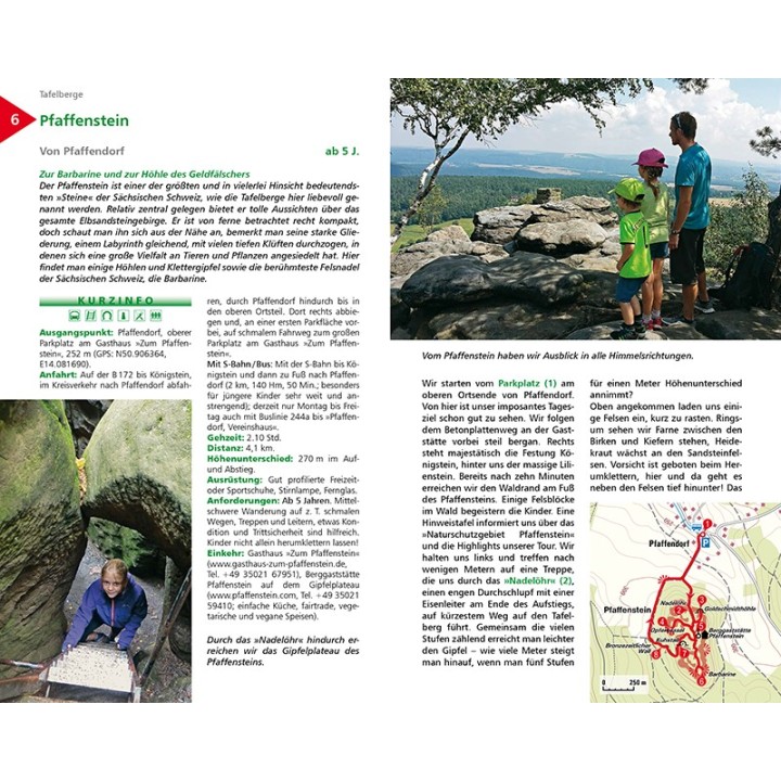 Erlebniswandern mit Kindern Elbsandsteingebirge