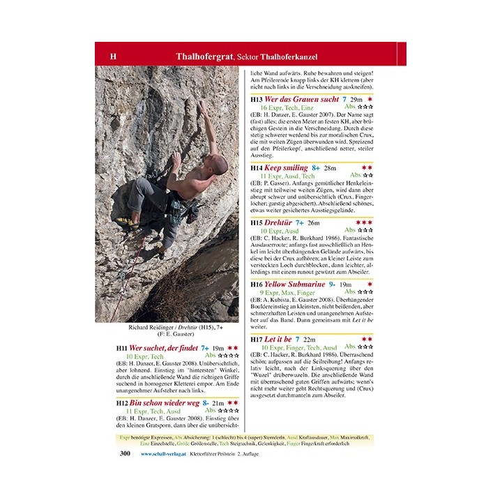 Peilstein Kletterführer