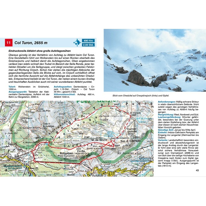 Skitourenführer Dolomiten