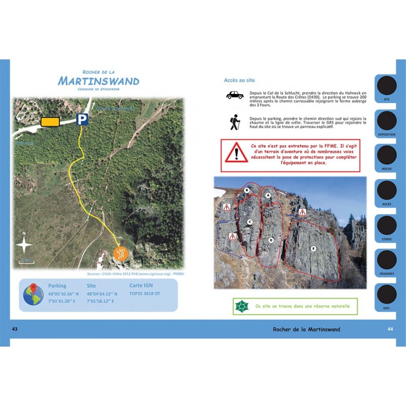 Kletterführer EST-Calades (Südvogesen)