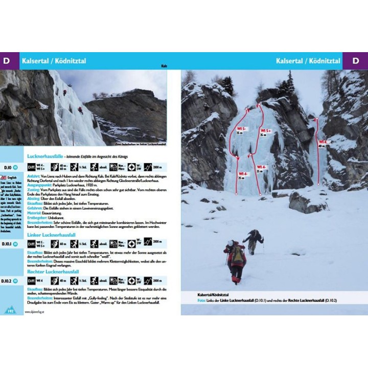 Eiskletterführer Osttirol und Oberkärnten