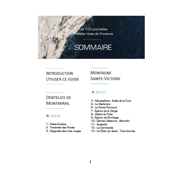 Les 100 plus belles grand voies de Provence