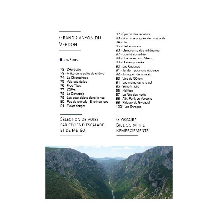 Les 100 plus belles grand voies de Provence