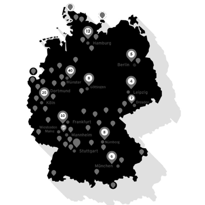 Buildering-Spots Deutschland