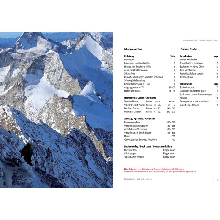 Topoführer Walliser Alpen