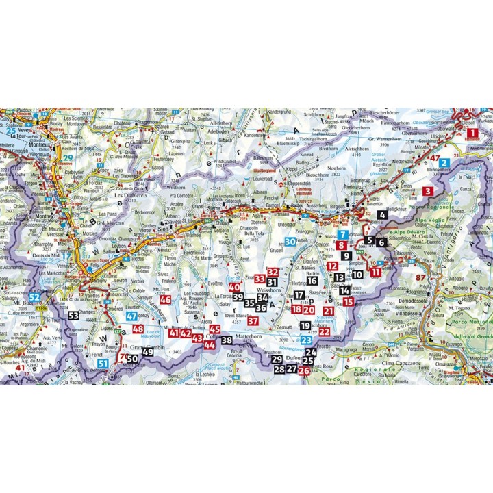Skitourenführer Walliser Alpen