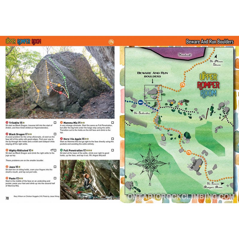 Boulderführer Niagara Glen