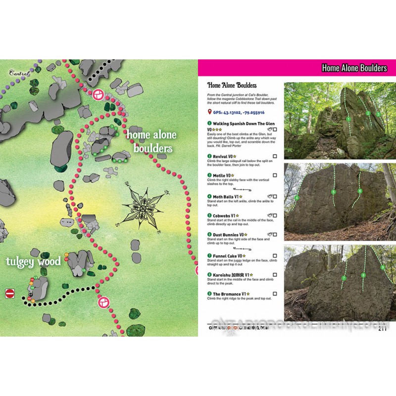 Boulderführer Niagara Glen