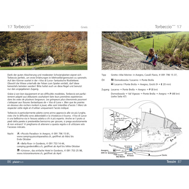 Kletterführer Schweiz Plaisir Sud Band 1