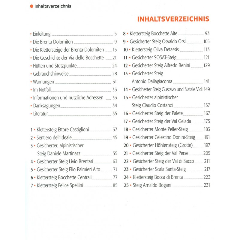 Bocchette-Weg und Klettersteige der Brentagruppe