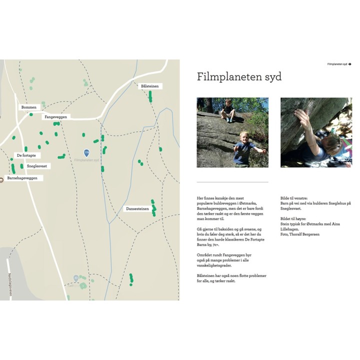 Familienplaneten Boulderführer Østmarka