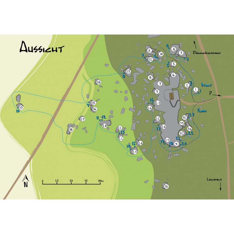 Bouldern Breiter Stein