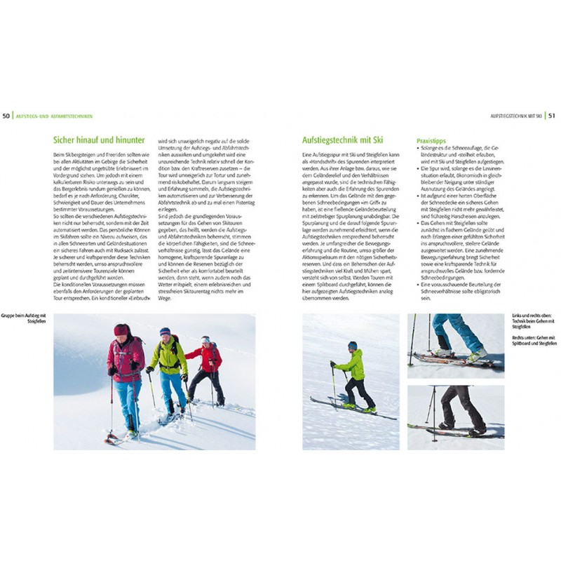 Alpin-Lehrplan Skibergsteigen Freeriding