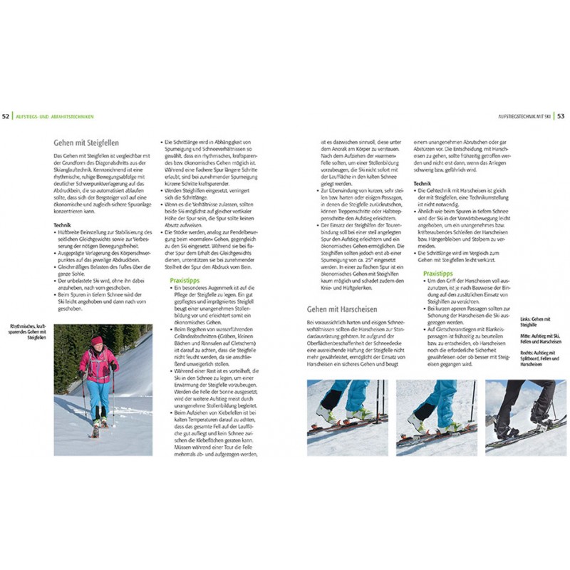 Alpin-Lehrplan Skibergsteigen Freeriding