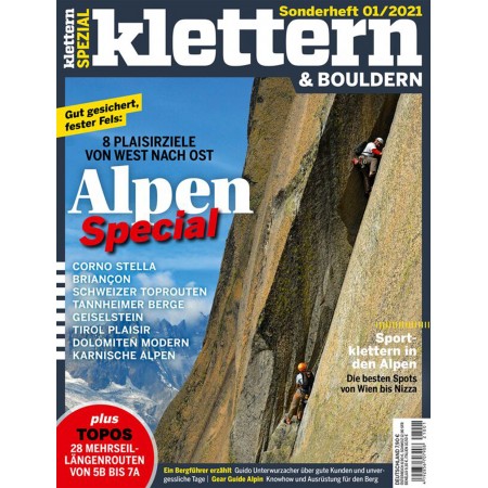 Sonderheft klettern Alpen...