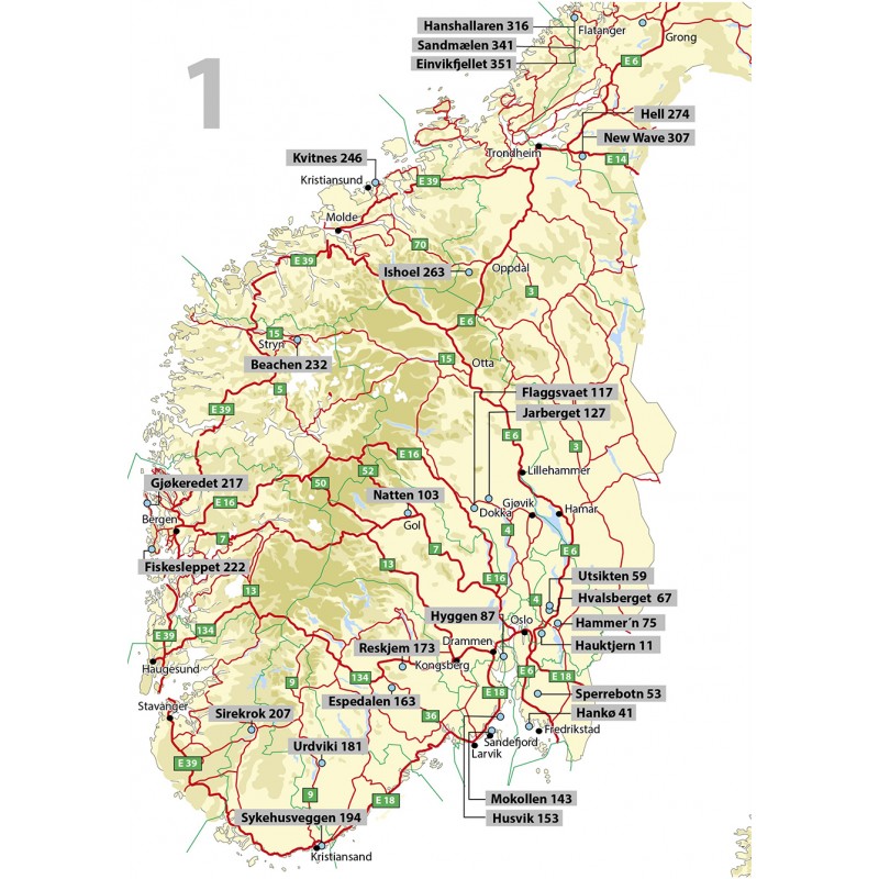 Overview Kletterführer Climb Norway