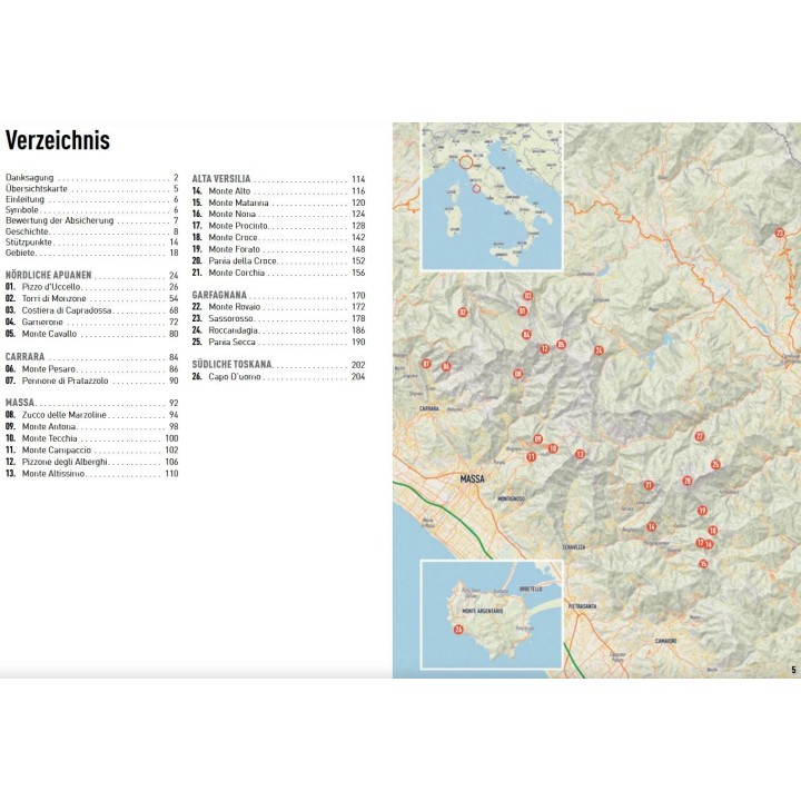 Kletterführer Toskana Hohe Wände