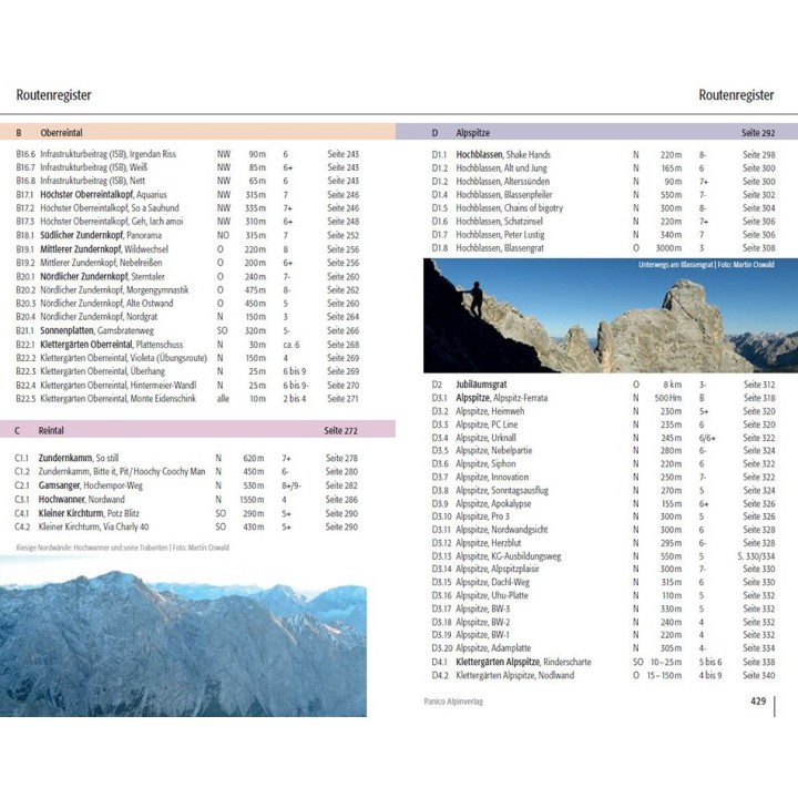 Alpinkletterführer Wetterstein Nord