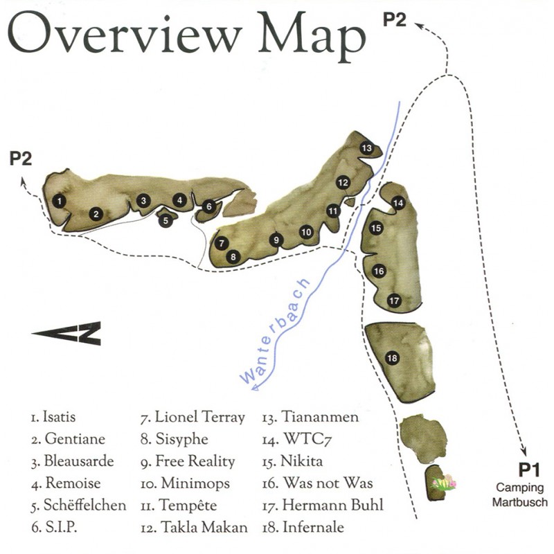 Kletterführer Berdorf und Audun-le-Tiche