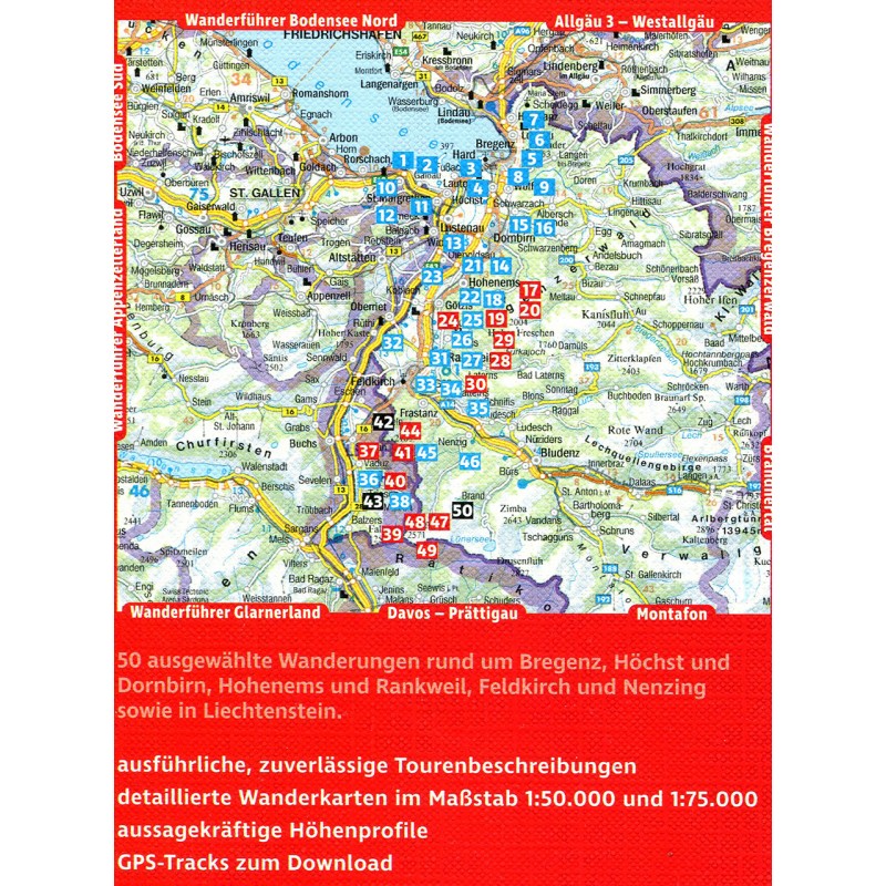 Wanderführer Bodensee - Rätikon