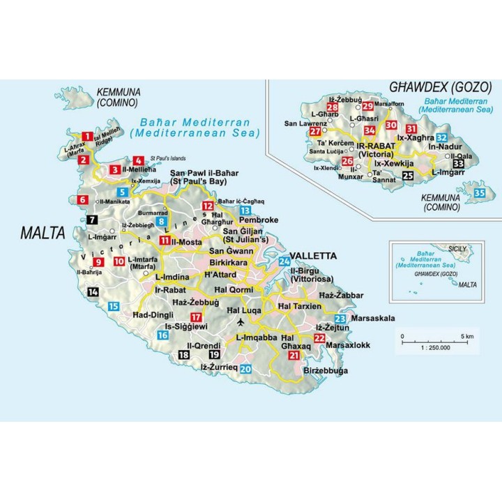 Wanderführer Malta - Gozo