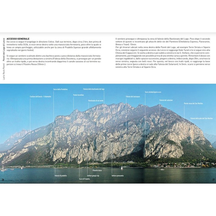 Lario Rock (Comer See)  - Pareti