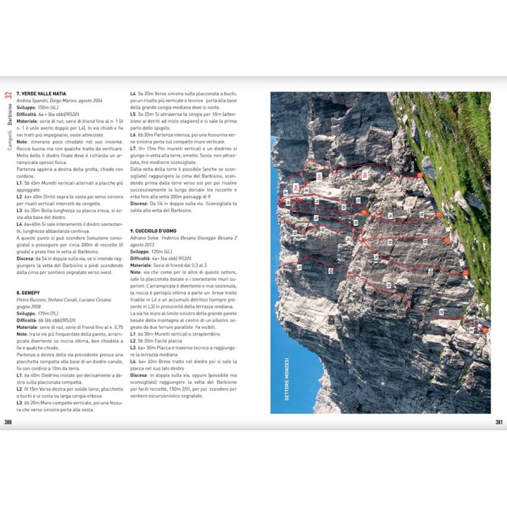 Lario Rock (Comer See)  - Pareti