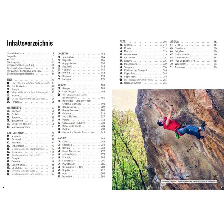Klettertopo Pennavalley climbing