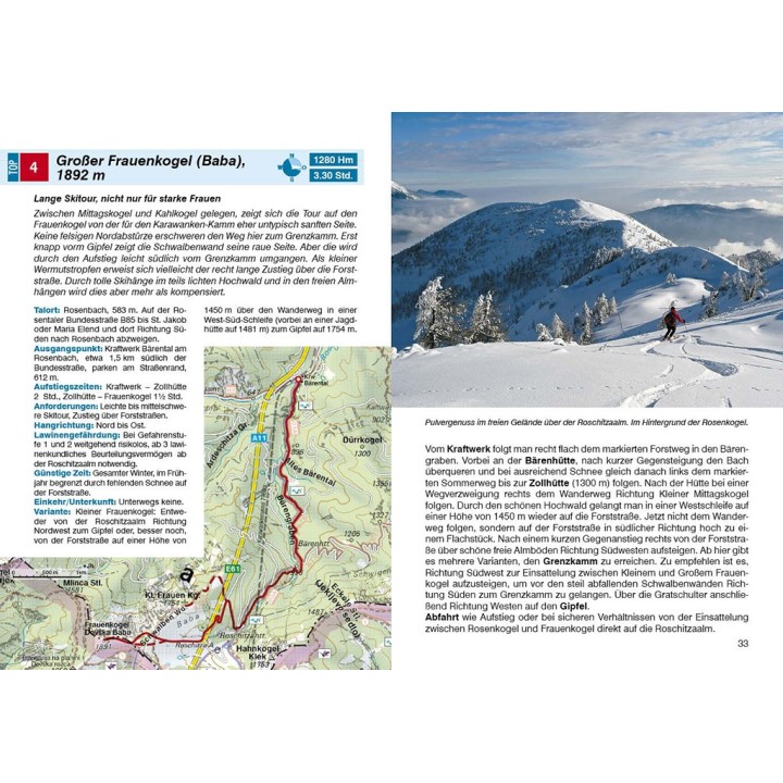 Skitourenführer Kärnten Süd