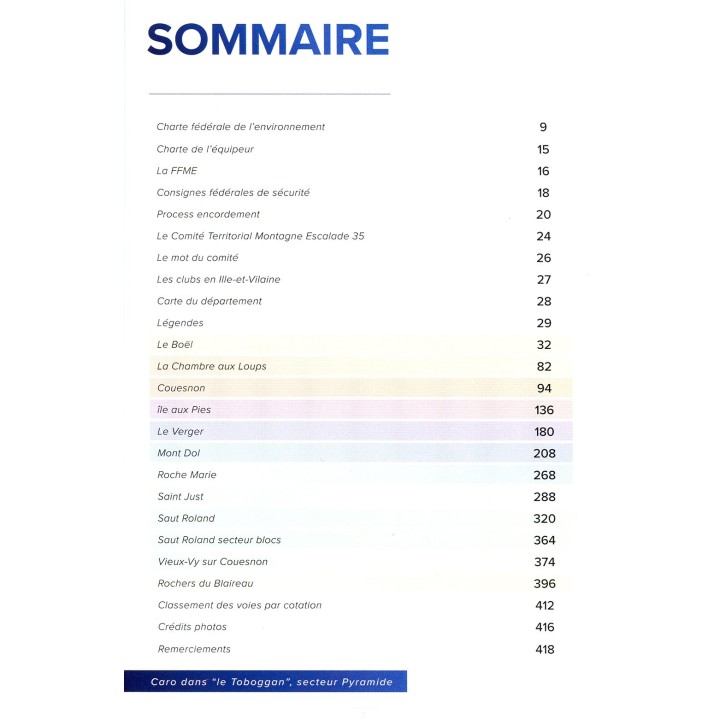 Escalade en Ille-et-Vilaine (Bretagne)