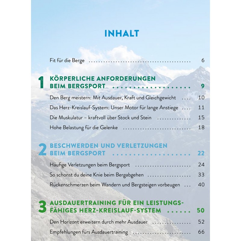 Fit für die Berge