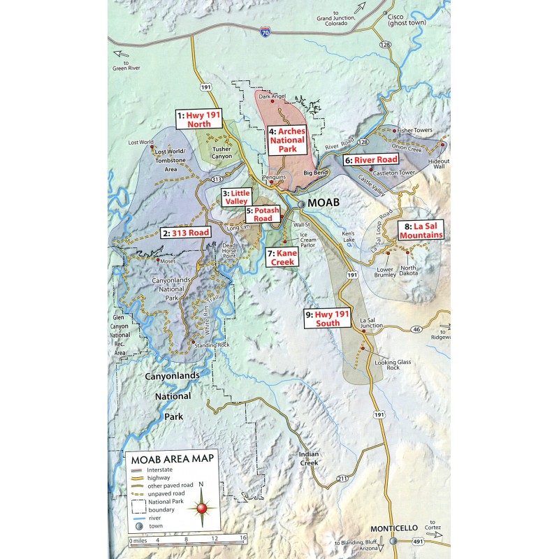 Klettertopo High on Moab