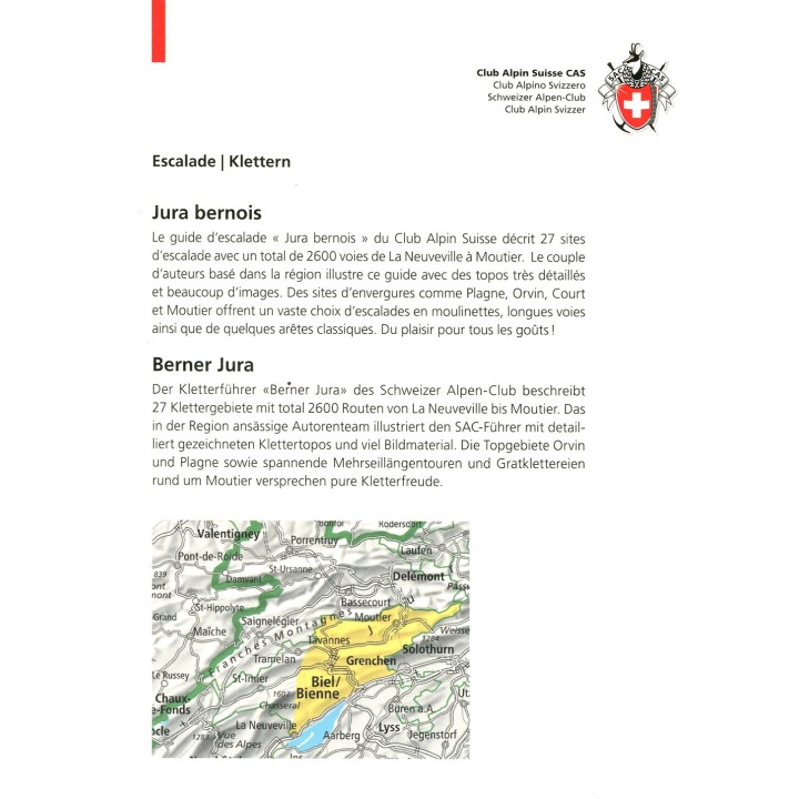 Kletterführer Berner Jura