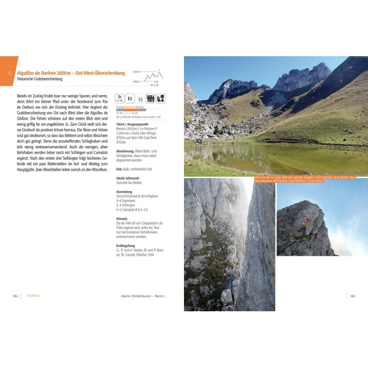 Alpine Klettertouren Schweiz, Band 1
