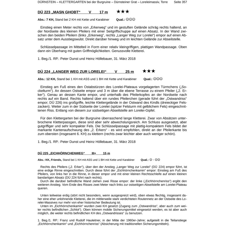 Kletterführer Wachau und Waldviertel Band 1
