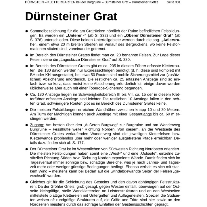 Kletterführer Wachau und Waldviertel Band 1