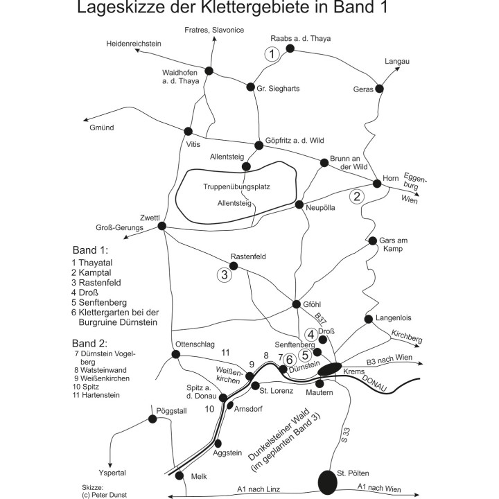 Kletterführer Wachau und Waldviertel Band 1