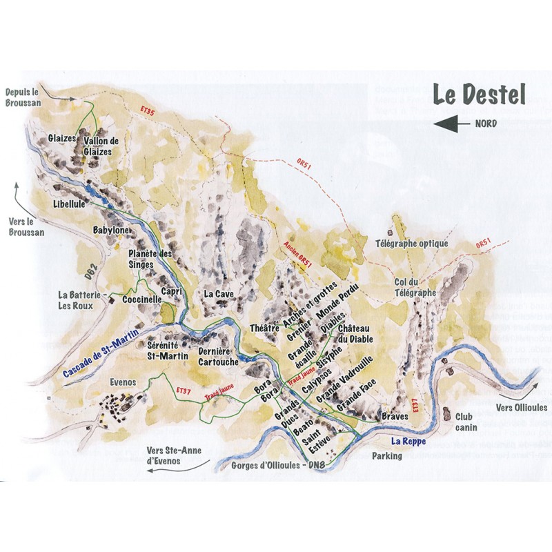 Kletterführer Le Destel Montagnes de Toulon