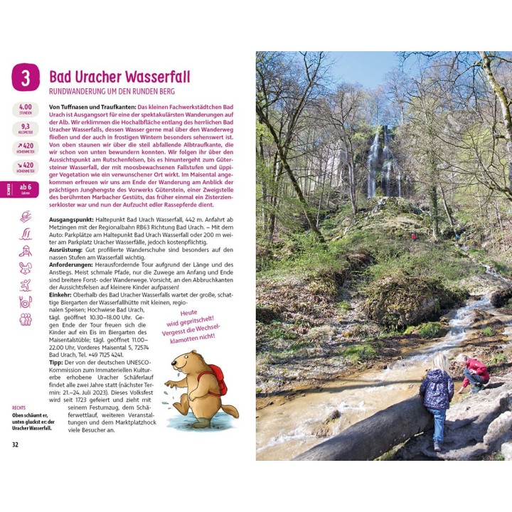 Erlebniswandern mit Kindern Schwäbische Alb West