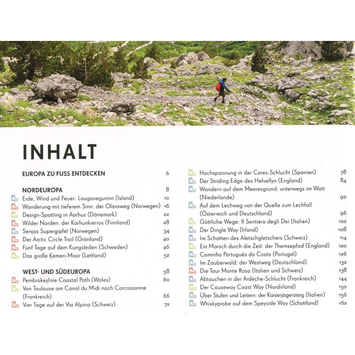 Legendäre Wanderrouten in Europa