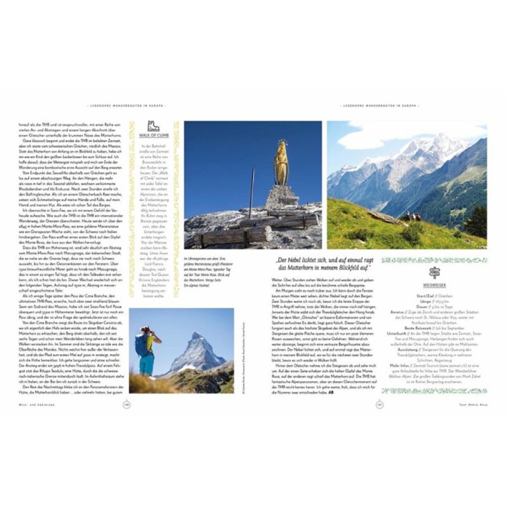 Legendäre Wanderrouten in Europa
