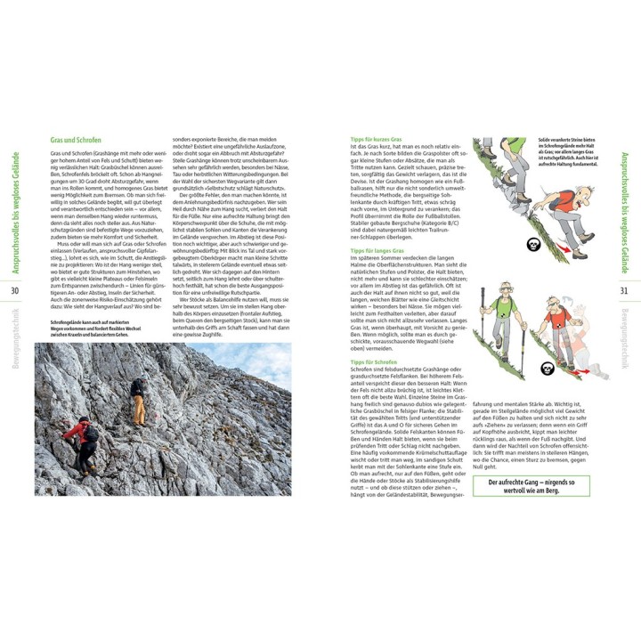 Alpin-Lehrplan Bergwandern Trekking