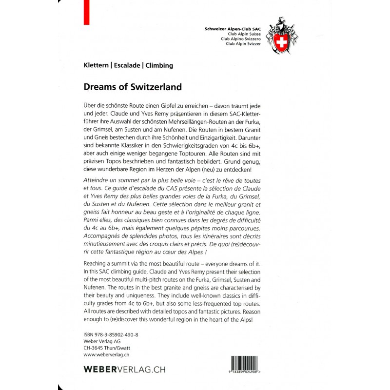 Kletterführer Dreams of Switzerland