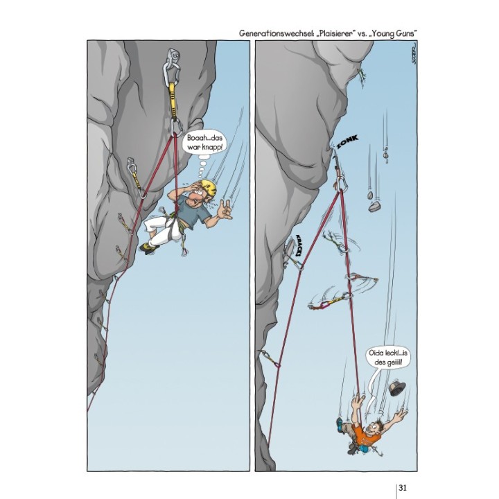 Auf den Berg gekommen!