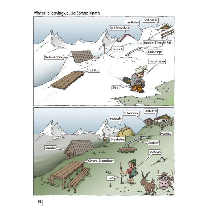 Auf den Berg gekommen!