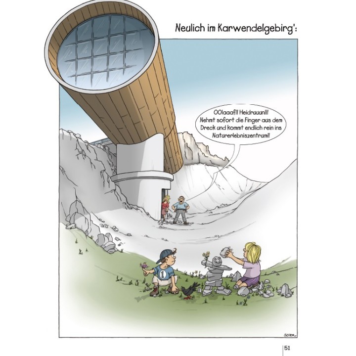 Auf den Berg gekommen!